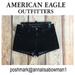 American Eagle Outfitters Shorts | American Eagle Outfitters Hi-Rise Shortie Size 4 | Color: Black | Size: 4