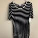 Lularoe Dresses | Lularoe Large Julia Dress | Color: Black/White | Size: L