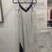 Anthropologie Dresses | Anthropologie Puella V-Neck Striped Dress | Color: Cream/White | Size: M