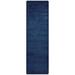 Blue/Navy 26 x 0.3 in Area Rug - Ebern Designs Machine Washable Medium Soft Pile Slip Resistant Runner Rug Polypropylene/Cotton | Wayfair