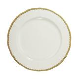 Prouna 10.5" Bone China Dinner Plate Bone China/Ceramic in White/Yellow | 0.25 W in | Wayfair 07626-000311