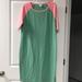 Lularoe Dresses | Julia Lularoe Dress | Color: Green/Pink | Size: 3x