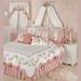 Blush Rose Comforter Set, King, Blush