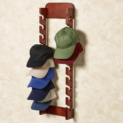 Cap Display Rack, Triple, Windsor Oak