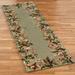 Island Flora Rug Runner 2'6" x 8', 2'6" x 8', Sage