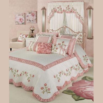 Blush Rose Grande Bedspread, California King, Blush