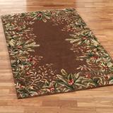 Island Flora Area Rug, 8' x 11', Taupe