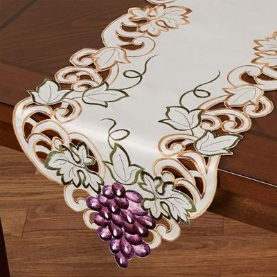 Cabernet Table Runner Light Cream, 14 x 90, Light Cream