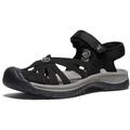 KEEN Women's Rose Sandal Black/Neutral Gray, 9