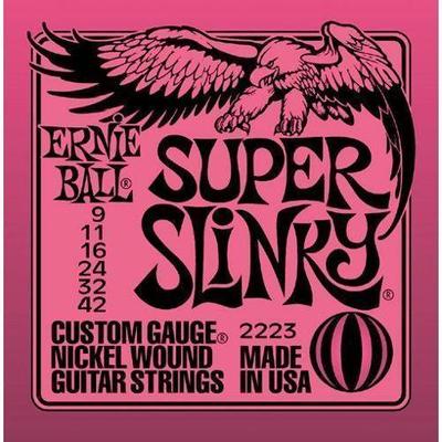 Ernie Ball Super Slinky Nickel-Plated Steel Guitar Strings
