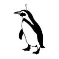 Rosecliff Heights Milo Penguin Silhouette Decorative Hanging Metal | 16.5 H x 9.63 W x 0.05 D in | Wayfair CDD2FF4FE8CC49F4A3129AD797F7F906