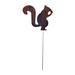 Rosalind Wheeler Karen Squirrel Rusted Garden Stake Metal | 35 H x 9.75 W x 0.18 D in | Wayfair AD2BC551597C4C4695B7AEBABF994F48