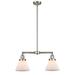 Innovations Lighting Bruno Marashlian Large Cone 21 Inch 2 Light Mini Chandelier - 209-SN-G41