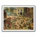 Charlton Home® 'Childrens Games' Painting Print on Rolled Canvas in White | 28 H x 36 W x 0.1 D in | Wayfair 553E83962FC84702AD002E5C1DEBD21C