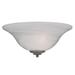 Lark Manor™ Carder 1 - Light Dimmable Half Moon Glass/Metal in Gray | 6 H x 13 W x 6 D in | Wayfair 7FD79AFD9C1445E69D5AAA1357382B23