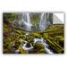 East Urban Home Proxy Falls Oregon 1 Removable Wall Decal Vinyl in White | 24 H x 36 W in | Wayfair 0yor118a2436p