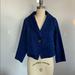 Anthropologie Jackets & Coats | Anthropologie Textured Blazer | Color: Blue | Size: 0