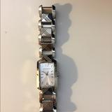 Burberry Accessories | Authentic Burberry Watch | Color: Silver/Tan | Size: Os