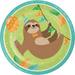Creative Converting Sloth Party Plastic Disposable Dinner Plate in Green | Wayfair DTC343824DPLT