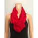 Anthropologie Accessories | Anthropologie Floreat Red Eyelet Circle Scarf | Color: Pink/Red | Size: Os