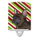 Caroline's Treasures French Bulldog Candy Cane Holiday Christmas Ceramic Night Light Ceramic in Yellow | 6 H x 4 W x 3 D in | Wayfair SS4588CNL