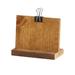 Cal-Mil Madera Clip Menu Holder in Brown | 3.25 H x 4 W x 2 D in | Wayfair 2036-32-99