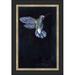 Gracie Oaks Mountain Gem II - Picture Frame Graphic Art Print Paper in Black/Blue | 29.5 H x 20.5 W x 1 D in | Wayfair