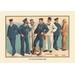 Buyenlarge 'U.S. Navy Uniforms 1899' by Werner Painting Print in Blue | 20 H x 30 W x 1.5 D in | Wayfair 0-587-03460-2C2030