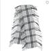 Burberry Accessories | Burberry Wool Check Happy Fringe Scarf | Color: Black/Blue | Size: 14.5in W X 52in L