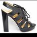 Coach Shoes | Coach Moreen Spectator Platform Sandals Lace Up | Color: Black | Size: 5.5