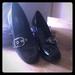 Coach Shoes | Coach Black Leather Shoes With Buckle | Color: Black | Size: 8