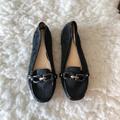 Coach Shoes | Coach Perri Loafers Signature Logo Size 6 | Color: Black | Size: 6