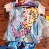 Disney Pajamas | Disney Frozen Sleepwear Set | Color: Blue/Purple | Size: 12mb