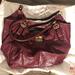 Coach Bags | Coach Maroon Leather Bag | Color: Gold/Purple | Size: Os
