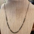 American Eagle Outfitters Jewelry | Delicate Ae Silver Beaded Necklace | Color: Gray/Silver | Size: 8.5” Long