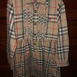 Burberry Dresses | Burberry Girls Classic Plaid Dress Sz 6 New | Color: Tan | Size: 6g