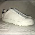 Coach Shoes | Coach C101 White Navy, Low Top Sneaker Shoe | Color: Blue/White | Size: 9.5