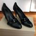 Burberry Shoes | Burberry Black Patent Leather Pumps!! | Color: Black | Size: 7