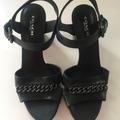 Coach Shoes | Black Coach Sandel 6.5 | Color: Black | Size: 6.5