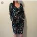 Anthropologie Dresses | Anthropologie Maeve Floral Dress Xs | Color: Black | Size: Xs