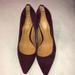 Coach Shoes | Coach Ellin Leather Heels, Size 6.5, Pristine Cond | Color: Purple | Size: 6.5