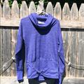 Athleta Sweaters | Athleta Periwinkle Long Sleeve Shirt | Color: Black/Blue | Size: S