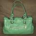 Coach Bags | Coach ‘Penelope’ Carryall Satchel | Color: Green/Silver | Size: Approx. 15”L X 5”W X 9.5”H W/ 8” Drop