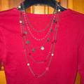 American Eagle Outfitters Jewelry | Bogovintage Aeo Necklace | Color: Gray/Pink | Size: Os