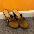 Coach Shoes | Coach High Heel Clogs | Color: Brown | Size: 6