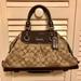 Coach Bags | Euc Coach Ashley Signature Sateen Satchel Bag | Color: Brown/Tan | Size: Os