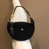 Coach Bags | Coach Black Canvas Shoulder Bag | Color: Black | Size: 12 X 9