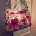 Coach Bags | Coach Bag With Beautiful Flowers! | Color: Red | Size: Os
