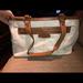 Coach Bags | Leather Coach Tote | Color: Tan/White | Size: Os