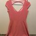 American Eagle Outfitters Dresses | American Eagle Beige And Pink Striped Dress | Color: Pink/Tan | Size: M